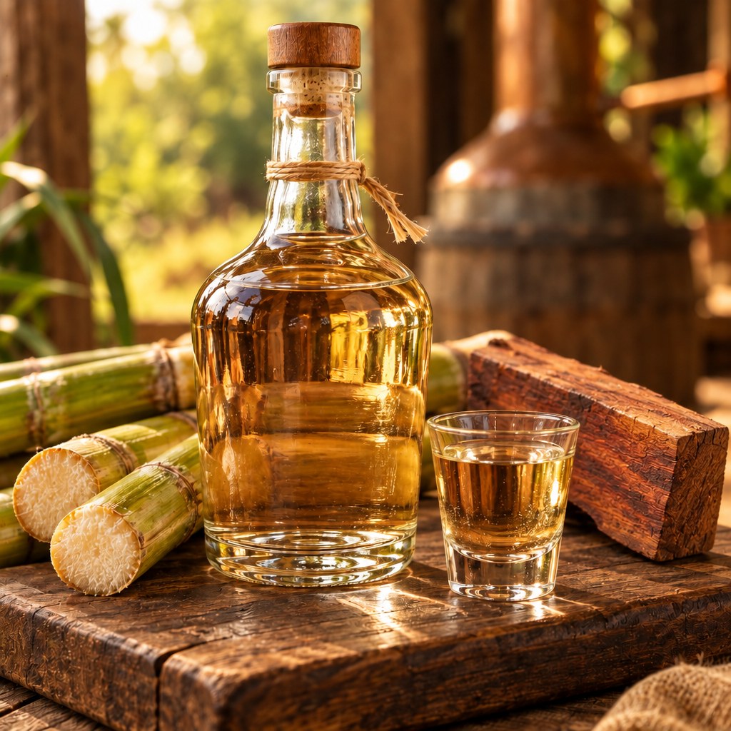 Cachaça Envelhecida (amburana) - Garrafa 1L