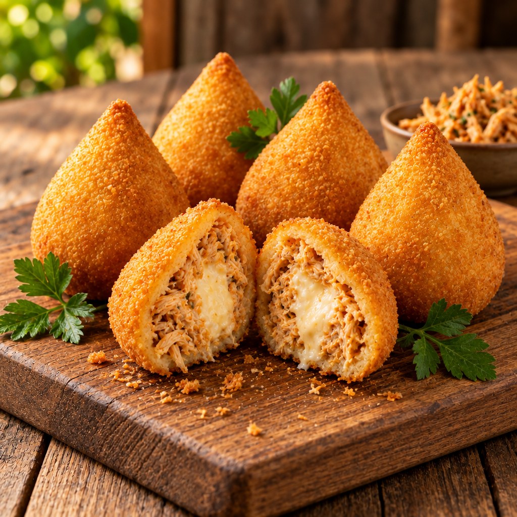 Coxinha Frango c/ Requeijão - Congelado 5 un